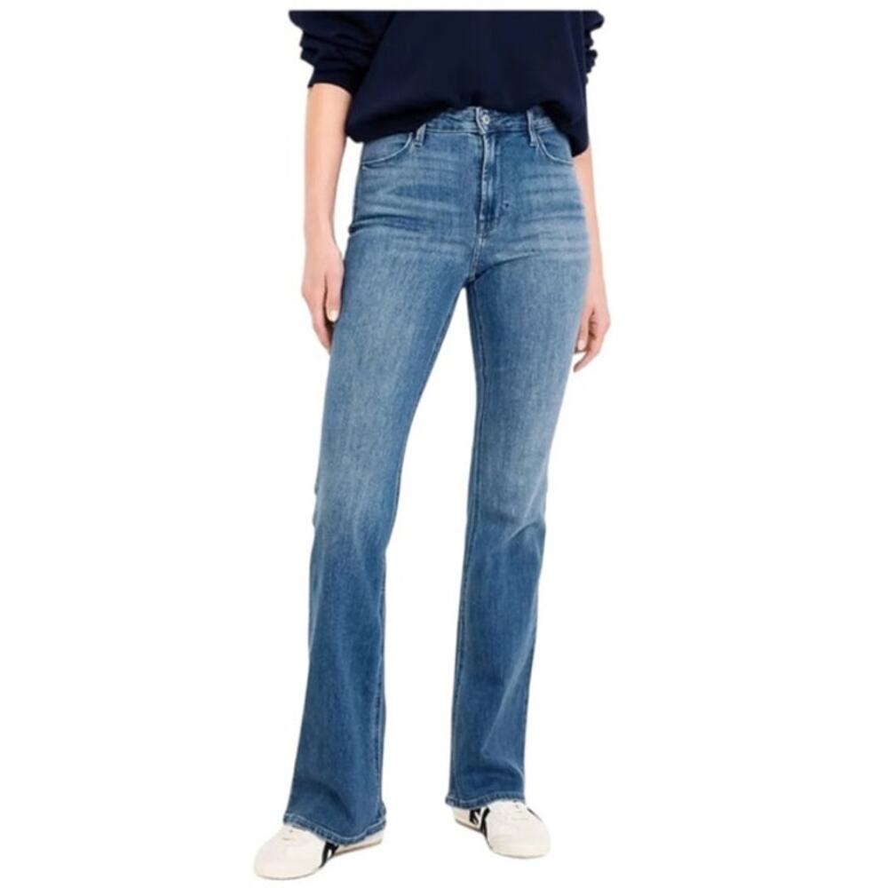 NWT Old Navy High Rise Wow Flare Denim Jeans Medium Wash Sz 12 x 31